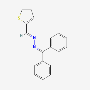 molecular formula C18H14N2S B5529024 2-thiophenecarbaldehyde (diphenylmethylene)hydrazone 