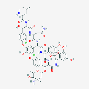molecular formula C60H65Cl2N9O19 B055291 氯代定向菌素 C CAS No. 118373-82-3