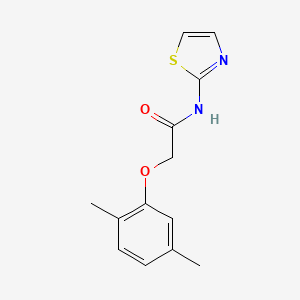 molecular formula C13H14N2O2S B5529205 2-(2,5-dimethylphenoxy)-N-1,3-thiazol-2-ylacetamide 