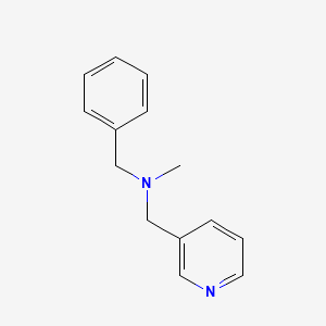 molecular formula C14H16N2 B5529418 N-methyl-1-phenyl-N-(3-pyridinylmethyl)methanamine 