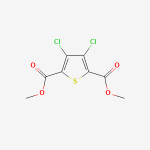 molecular formula C8H6Cl2O4S B5529574 dimethyl 3,4-dichlorothiophene-2,5-dicarboxylate 