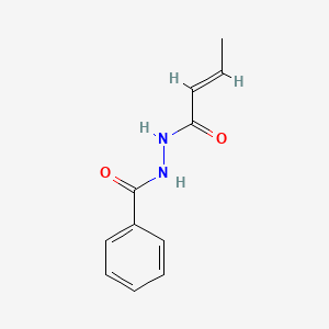 molecular formula C11H12N2O2 B5529658 N'-2-butenoylbenzohydrazide 