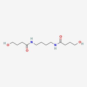 molecular formula C12H24N2O4 B5530140 N,N'-1,4-butanediylbis(4-hydroxybutanamide) 
