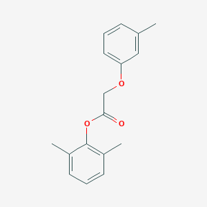 molecular formula C17H18O3 B5530162 2,6-dimethylphenyl (3-methylphenoxy)acetate 