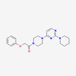 4-[4-(phenoxyacetyl)-1-piperazinyl]-2-(1-piperidinyl)pyrimidine