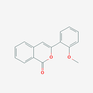 B055302 3-(2-Methoxyphenyl)-1H-2-benzopyran-1-one CAS No. 122771-83-9