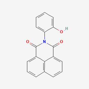 molecular formula C18H11NO3 B5530206 2-(2-羟基苯基)-1H-苯并[de]异喹啉-1,3(2H)-二酮 