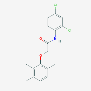 molecular formula C17H17Cl2NO2 B5530367 N-(2,4-dichlorophenyl)-2-(2,3,6-trimethylphenoxy)acetamide 