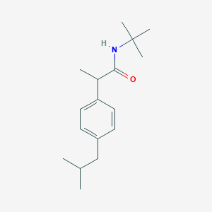 molecular formula C17H27NO B5530428 N-(tert-butyl)-2-(4-isobutylphenyl)propanamide 
