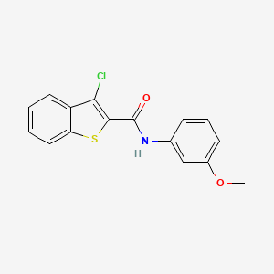 3-chloro-N-(3-methoxyphenyl)-1-benzothiophene-2-carboxamide