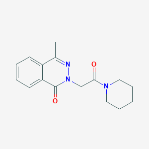 4-methyl-2-[2-oxo-2-(1-piperidinyl)ethyl]-1(2H)-phthalazinone