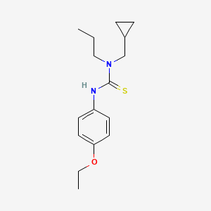 molecular formula C16H24N2OS B5531034 N-(cyclopropylmethyl)-N'-(4-ethoxyphenyl)-N-propylthiourea 