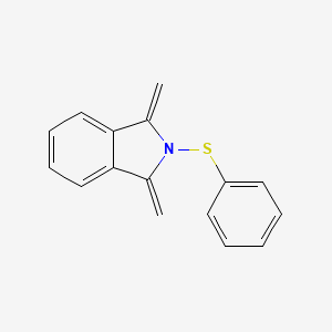 molecular formula C16H13NS B5531205 1,3-bis(methylene)-2-(phenylthio)isoindoline 