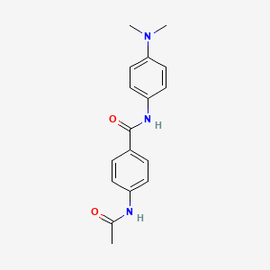 4-(acetylamino)-N-[4-(dimethylamino)phenyl]benzamide