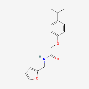 N-(2-furylmethyl)-2-(4-isopropylphenoxy)acetamide