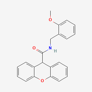 N-(2-methoxybenzyl)-9H-xanthene-9-carboxamide