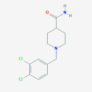 molecular formula C13H16Cl2N2O B5531296 1-(3,4-dichlorobenzyl)-4-piperidinecarboxamide 