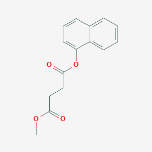molecular formula C15H14O4 B5531443 methyl 1-naphthyl succinate 