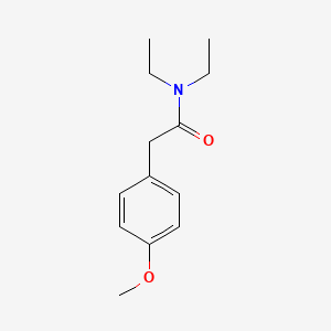molecular formula C13H19NO2 B5531477 N,N-diethyl-2-(4-methoxyphenyl)acetamide 
