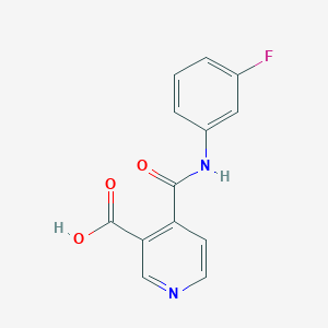 4-{[(3-fluorophenyl)amino]carbonyl}nicotinic acid