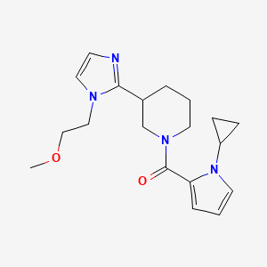1-[(1-cyclopropyl-1H-pyrrol-2-yl)carbonyl]-3-[1-(2-methoxyethyl)-1H-imidazol-2-yl]piperidine