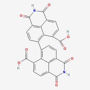 1,1',3,3'-tetraoxo-2,2',3,3'-tetrahydro-1H,1'H-6,6'-bibenzo[de]isoquinoline-7,7'-dicarboxylic acid