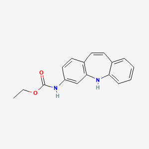 molecular formula C17H16N2O2 B5531728 ethyl 5H-dibenzo[b,f]azepin-3-ylcarbamate 