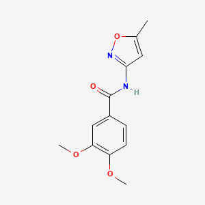 molecular formula C13H14N2O4 B5531769 3,4-dimethoxy-N-(5-methyl-3-isoxazolyl)benzamide 