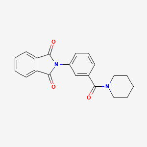 2-[3-(1-piperidinylcarbonyl)phenyl]-1H-isoindole-1,3(2H)-dione