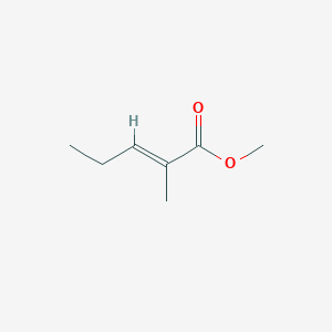 molecular formula C7H12O2 B055320 反式-2-甲基-2-戊烯酸甲酯 CAS No. 1567-14-2