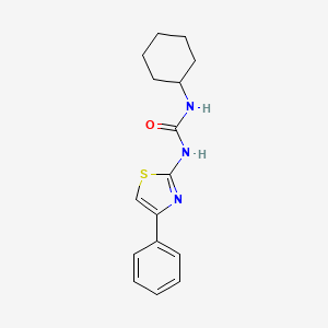 N-cyclohexyl-N'-(4-phenyl-1,3-thiazol-2-yl)urea