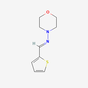 molecular formula C9H12N2OS B5532169 N-(2-thienylmethylene)-4-morpholinamine CAS No. 31350-12-6