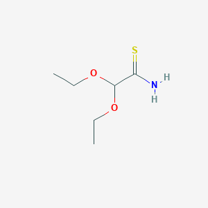 molecular formula C6H13NO2S B055322 2,2-二乙氧基乙硫酰胺 CAS No. 73956-15-7