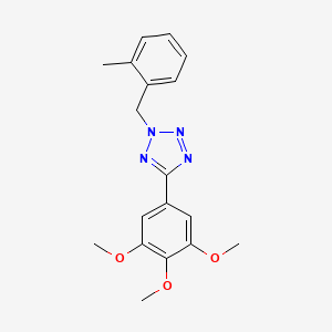 2-(2-methylbenzyl)-5-(3,4,5-trimethoxyphenyl)-2H-tetrazole
