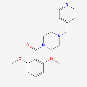 1-(2,6-dimethoxybenzoyl)-4-(4-pyridinylmethyl)piperazine
