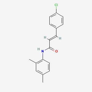 molecular formula C17H16ClNO B5532453 3-(4-chlorophenyl)-N-(2,4-dimethylphenyl)acrylamide 