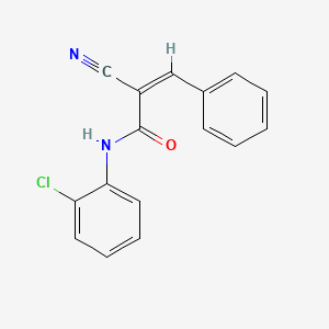 N-(2-chlorophenyl)-2-cyano-3-phenylacrylamide