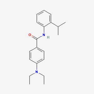 4-(diethylamino)-N-(2-isopropylphenyl)benzamide