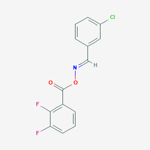 3-chlorobenzaldehyde O-(2,3-difluorobenzoyl)oxime