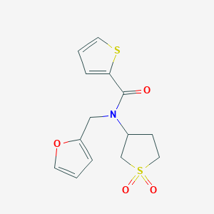 N-(1,1-dioxidotetrahydro-3-thienyl)-N-(2-furylmethyl)-2-thiophenecarboxamide
