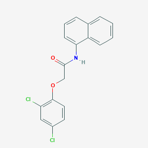 molecular formula C18H13Cl2NO2 B5533125 2-(2,4-dichlorophenoxy)-N-1-naphthylacetamide CAS No. 93869-73-9