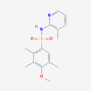 4-methoxy-2,3,5-trimethyl-N-(3-methyl-2-pyridinyl)benzenesulfonamide