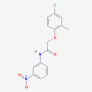 molecular formula C15H13ClN2O4 B5533572 2-(4-chloro-2-methylphenoxy)-N-(3-nitrophenyl)acetamide 
