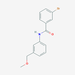 molecular formula C15H14BrNO2 B5534263 3-bromo-N-[3-(methoxymethyl)phenyl]benzamide 