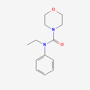 molecular formula C13H18N2O2 B5534412 N-ethyl-N-phenyl-4-morpholinecarboxamide 