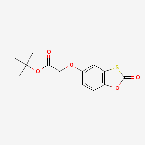molecular formula C13H14O5S B5534867 tert-butyl [(2-oxo-1,3-benzoxathiol-5-yl)oxy]acetate 