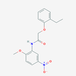 molecular formula C17H18N2O5 B5534991 2-(2-ethylphenoxy)-N-(2-methoxy-5-nitrophenyl)acetamide 