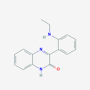 molecular formula C16H15N3O B5535003 3-[2-(ethylamino)phenyl]-2(1H)-quinoxalinone 
