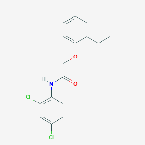 molecular formula C16H15Cl2NO2 B5535374 N-(2,4-dichlorophenyl)-2-(2-ethylphenoxy)acetamide 