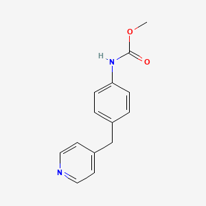 molecular formula C14H14N2O2 B5535516 methyl [4-(4-pyridinylmethyl)phenyl]carbamate CAS No. 329921-01-9